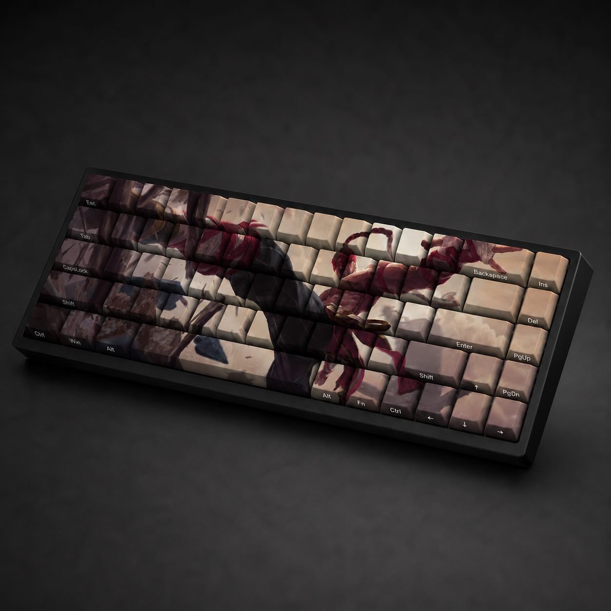 LEE SIN Original Profile 68-Key Side-Printed PBT Keycap Set - Image 6