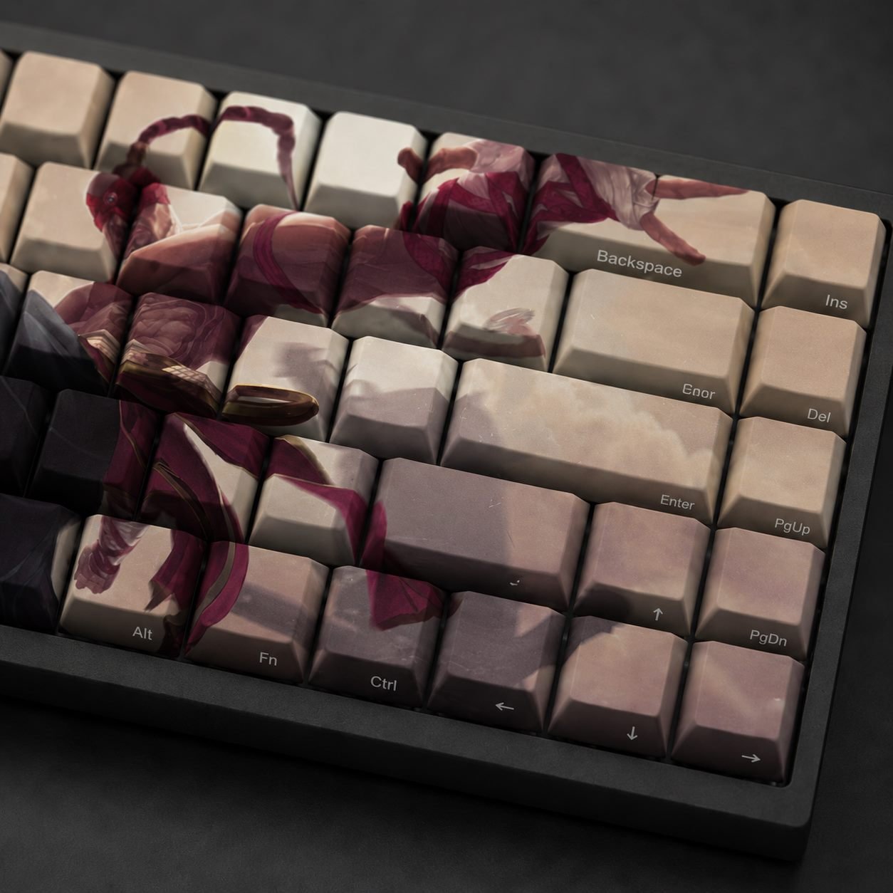 LEE SIN Original Profile 68-Key Side-Printed PBT Keycap Set - Image 7
