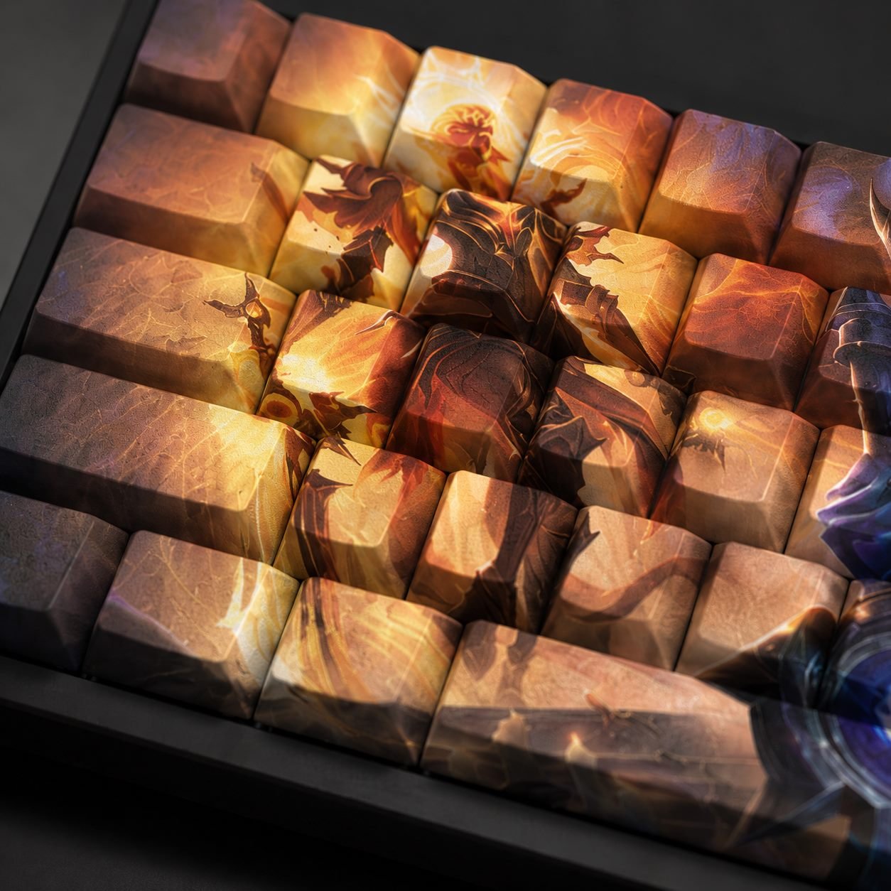 LUNAR ECLIPSE AATROX Original Profile 68-Key Side-Printed PBT Keycap Set - Image 4