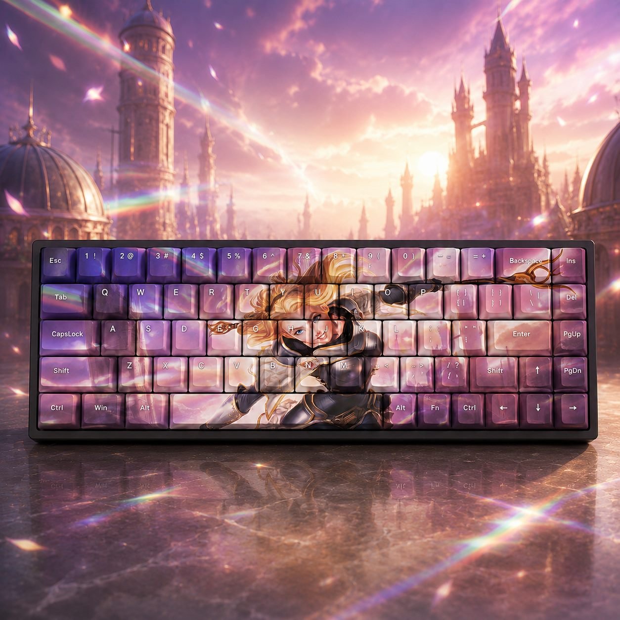 LUX Original Profile 68-Key Side-Printed PBT Keycap Set - Image 2