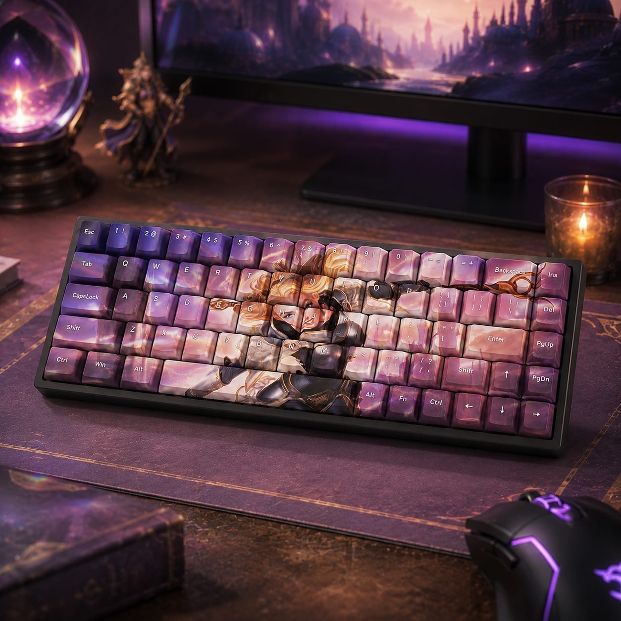 LUX Original Profile 68-Key Side-Printed PBT Keycap Set - Image 5