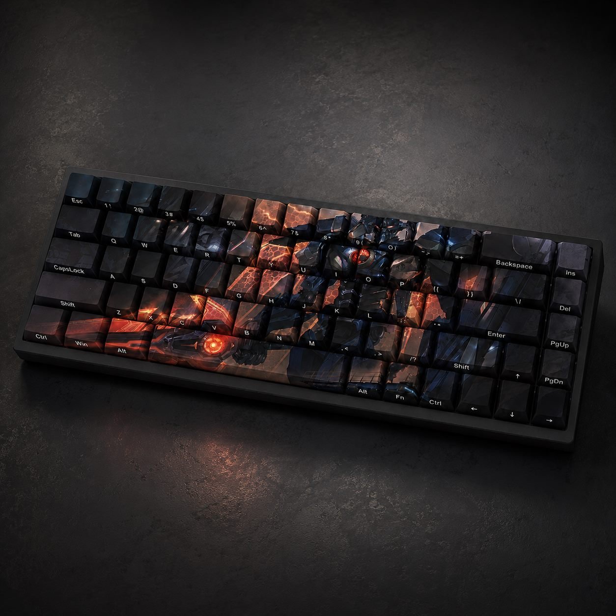 MECHA AATROX Original Profile 68-Key Side-Printed PBT Keycap Set - Image 2