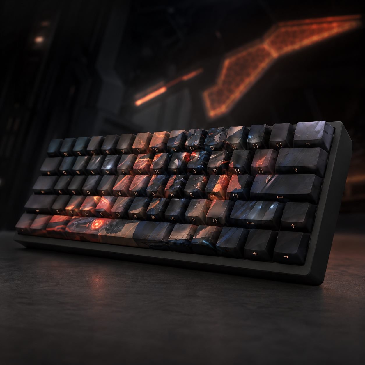 MECHA AATROX Original Profile 68-Key Side-Printed PBT Keycap Set - Image 3