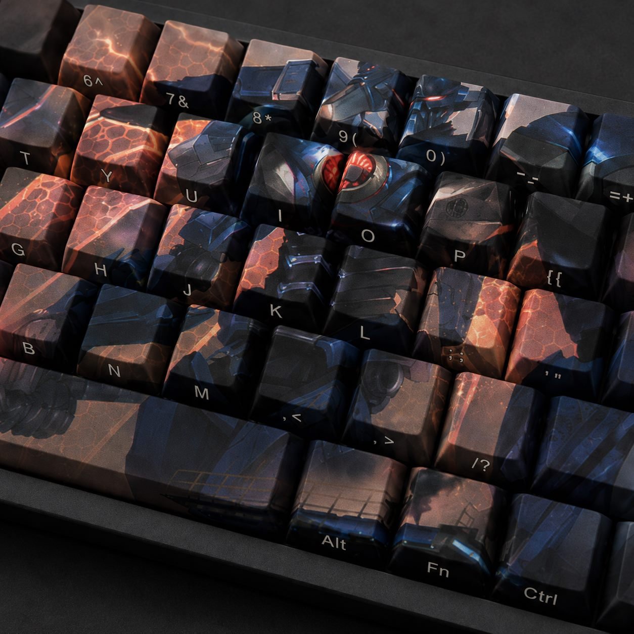 MECHA AATROX Original Profile 68-Key Side-Printed PBT Keycap Set - Image 7