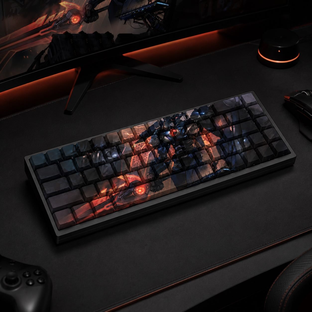 MECHA AATROX Original Profile 68-Key Side-Printed PBT Keycap Set - Image 8