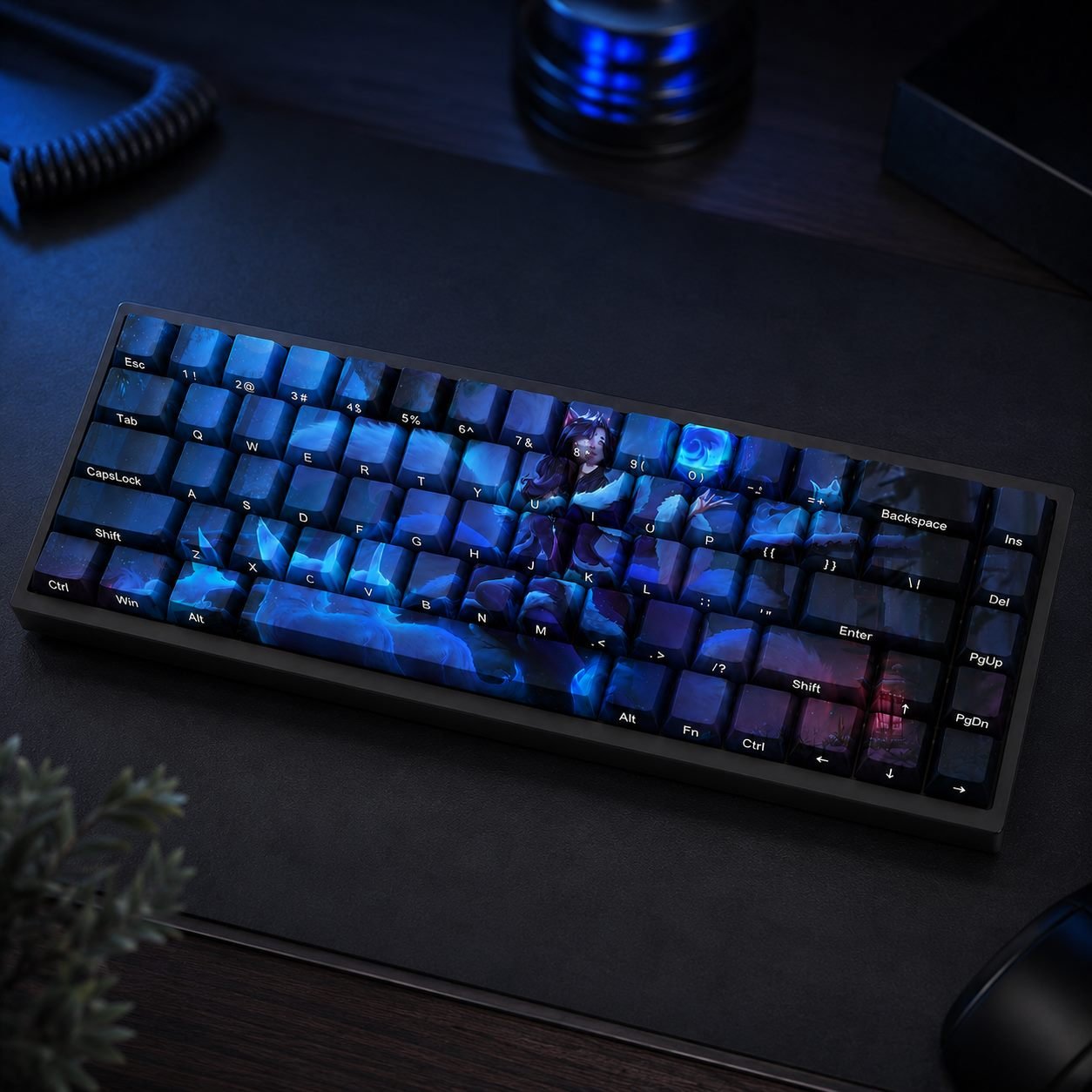 MIDNIGHT AHRI Original Profile 68-Key Side-Printed PBT Keycap Set - Image 2