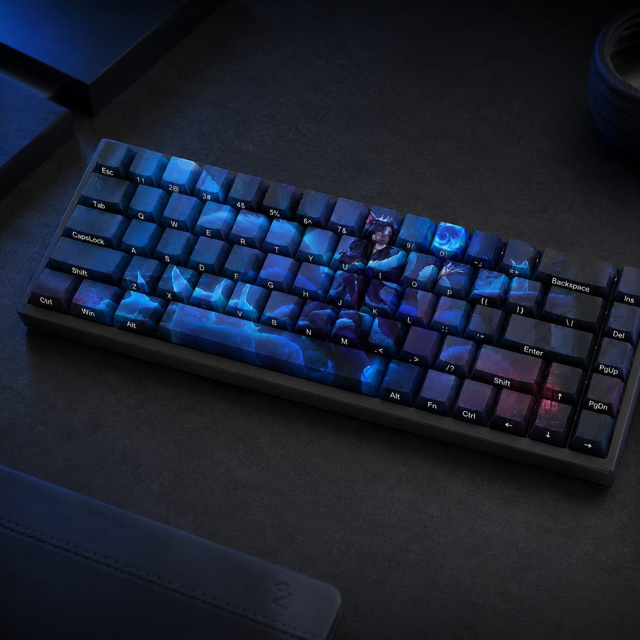 MIDNIGHT AHRI Original Profile 68-Key Side-Printed PBT Keycap Set - Image 3