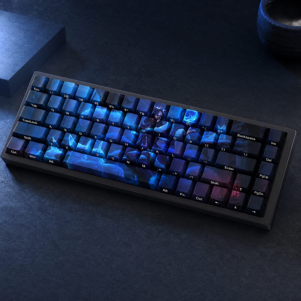 MIDNIGHT AHRI Original Profile 68-Key Side-Printed PBT Keycap Set - Image 5