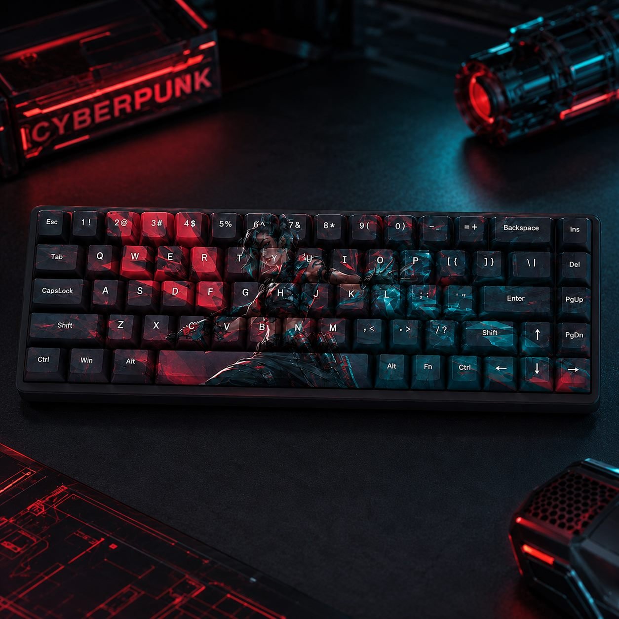 Miks Original Profile 68-Key Side-Printed PBT Keycap Set - Image 2