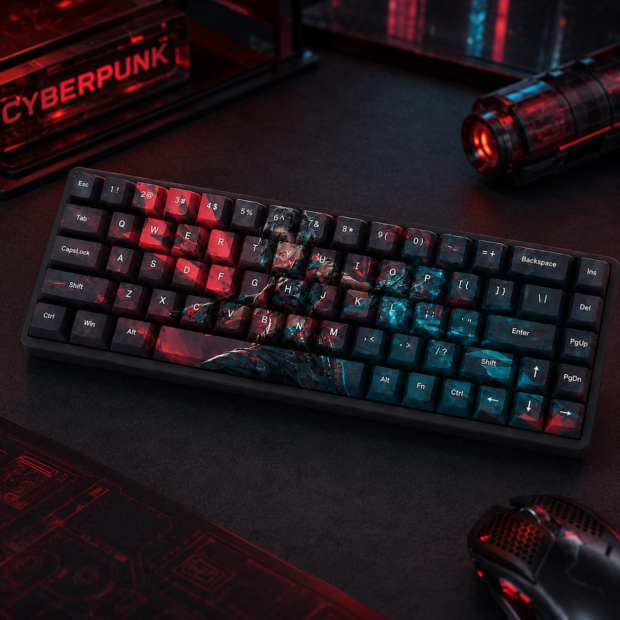 Miks Original Profile 68-Key Side-Printed PBT Keycap Set - Image 3