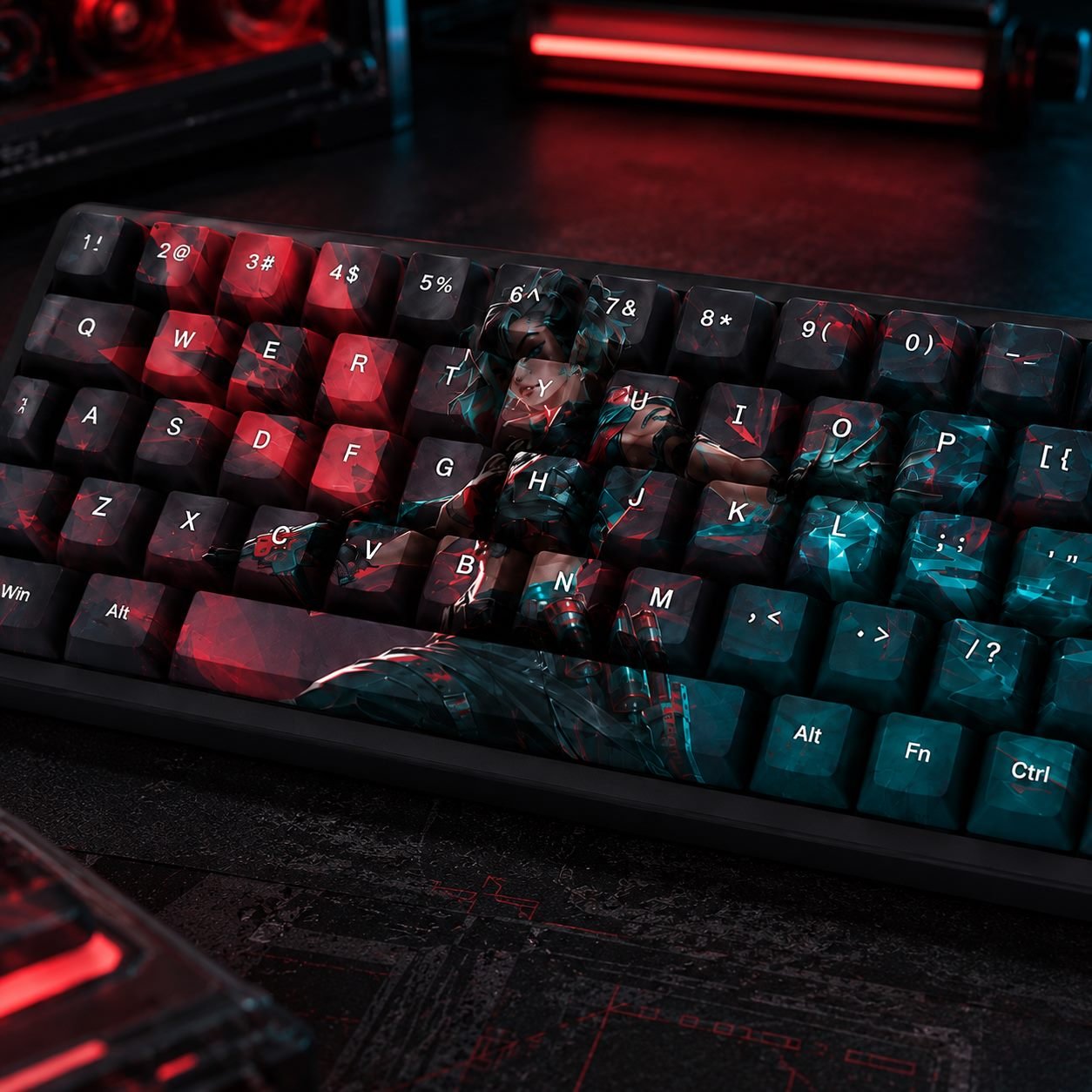 Miks Original Profile 68-Key Side-Printed PBT Keycap Set - Image 4