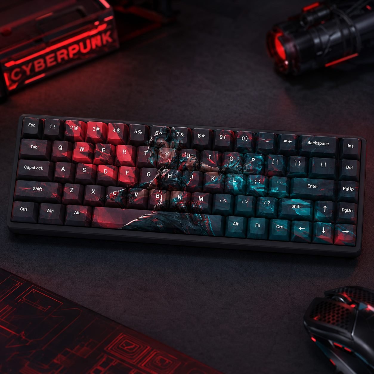 Miks Original Profile 68-Key Side-Printed PBT Keycap Set - Image 5