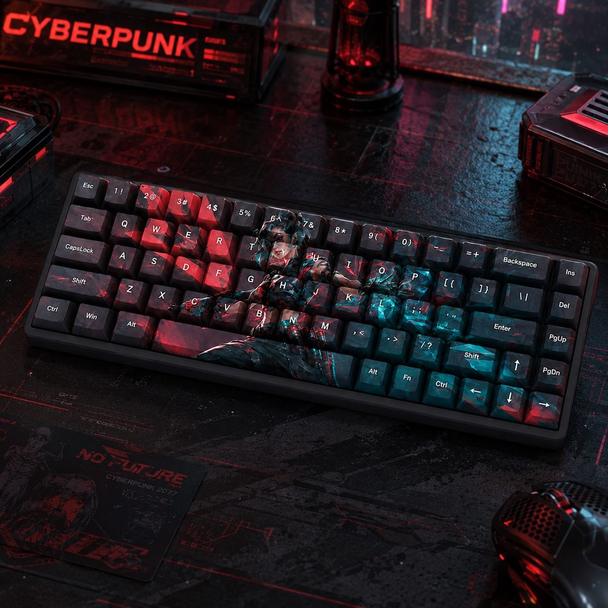 Miks Original Profile 68-Key Side-Printed PBT Keycap Set - Image 6