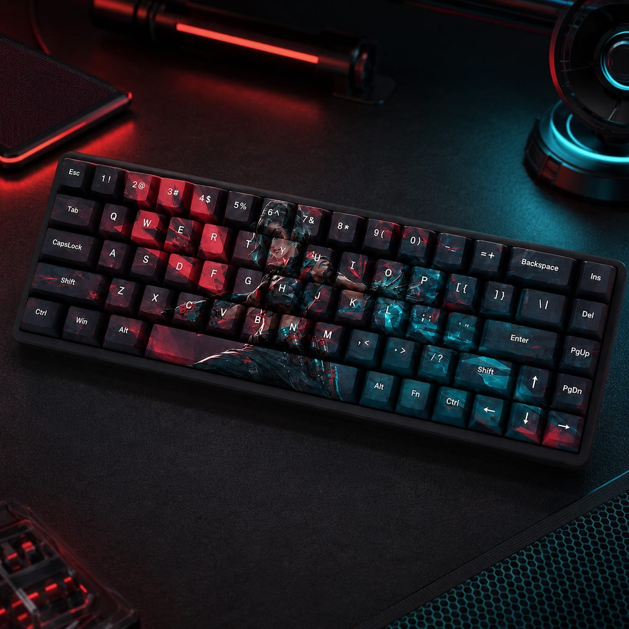 Miks Original Profile 68-Key Side-Printed PBT Keycap Set - Image 7