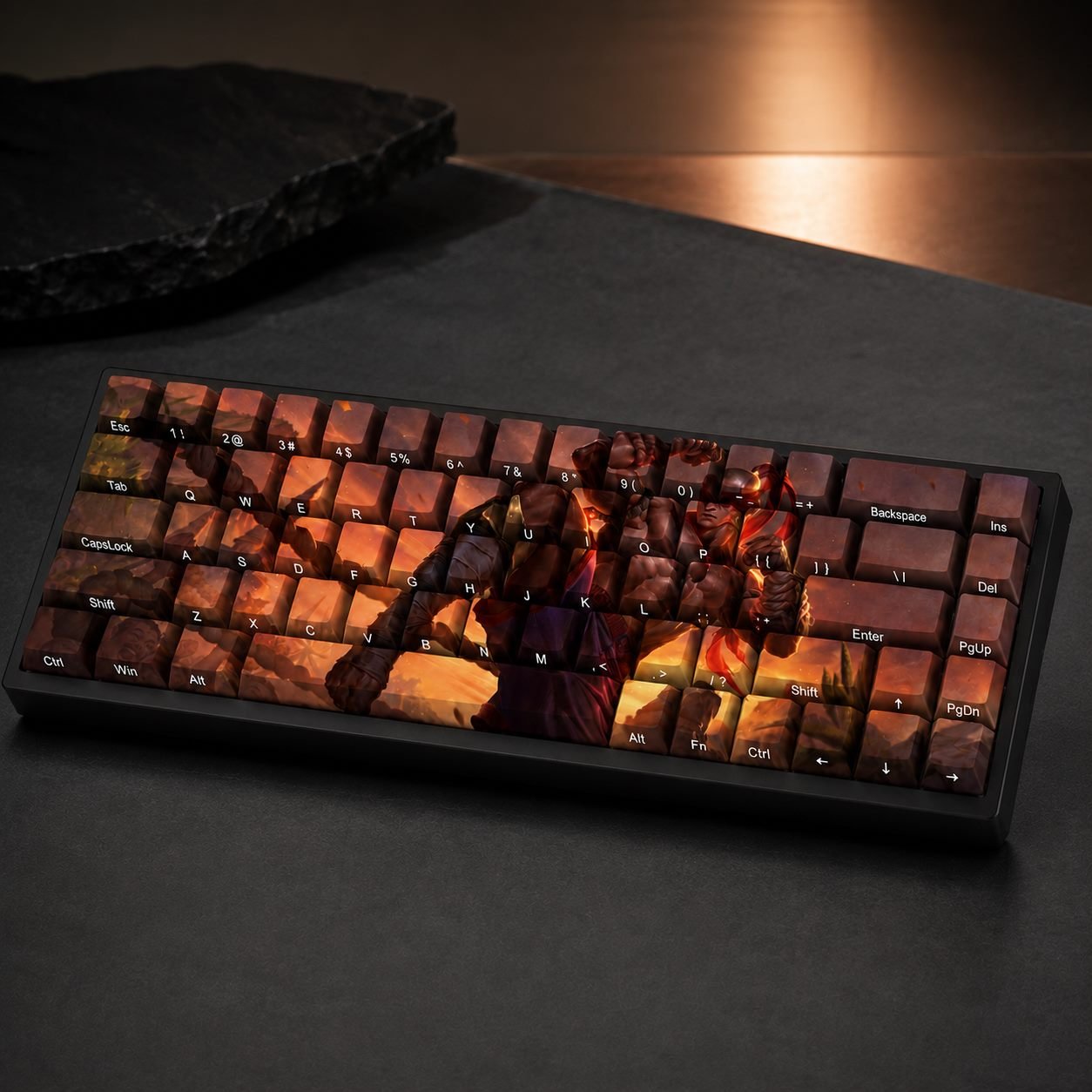 MUAY THAI LEE SIN Original Profile 68-Key Side-Printed PBT Keycap Set - Image 3