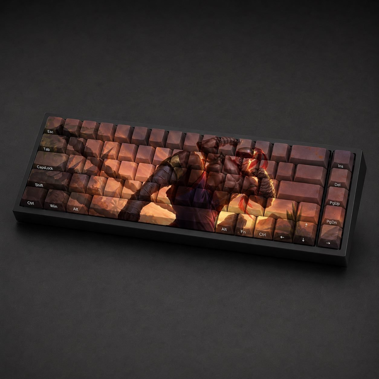 MUAY THAI LEE SIN Original Profile 68-Key Side-Printed PBT Keycap Set - Image 5