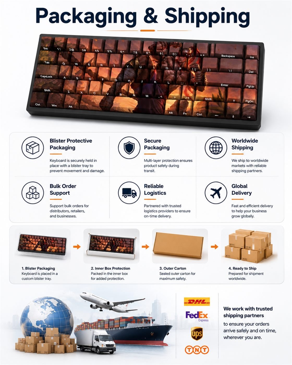 MUAY THAI LEE SIN Original Profile 68-Key Side-Printed PBT Keycap Set - Image 12