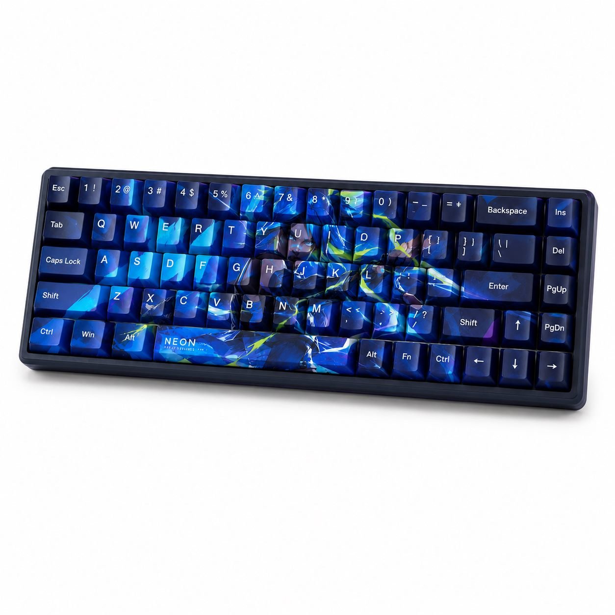Neon Original Profile 68-Key Side-Printed PBT Keycap Set - Image 4
