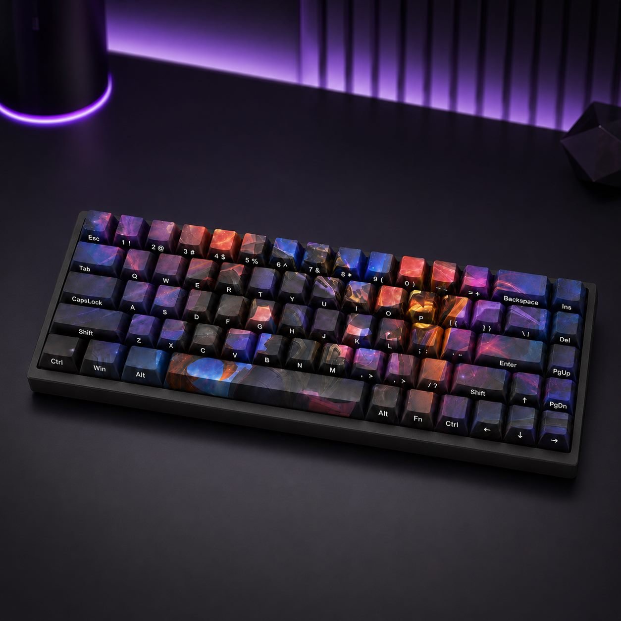 ODYSSEY AATROX Original Profile 68-Key Side-Printed PBT Keycap Set - Image 2