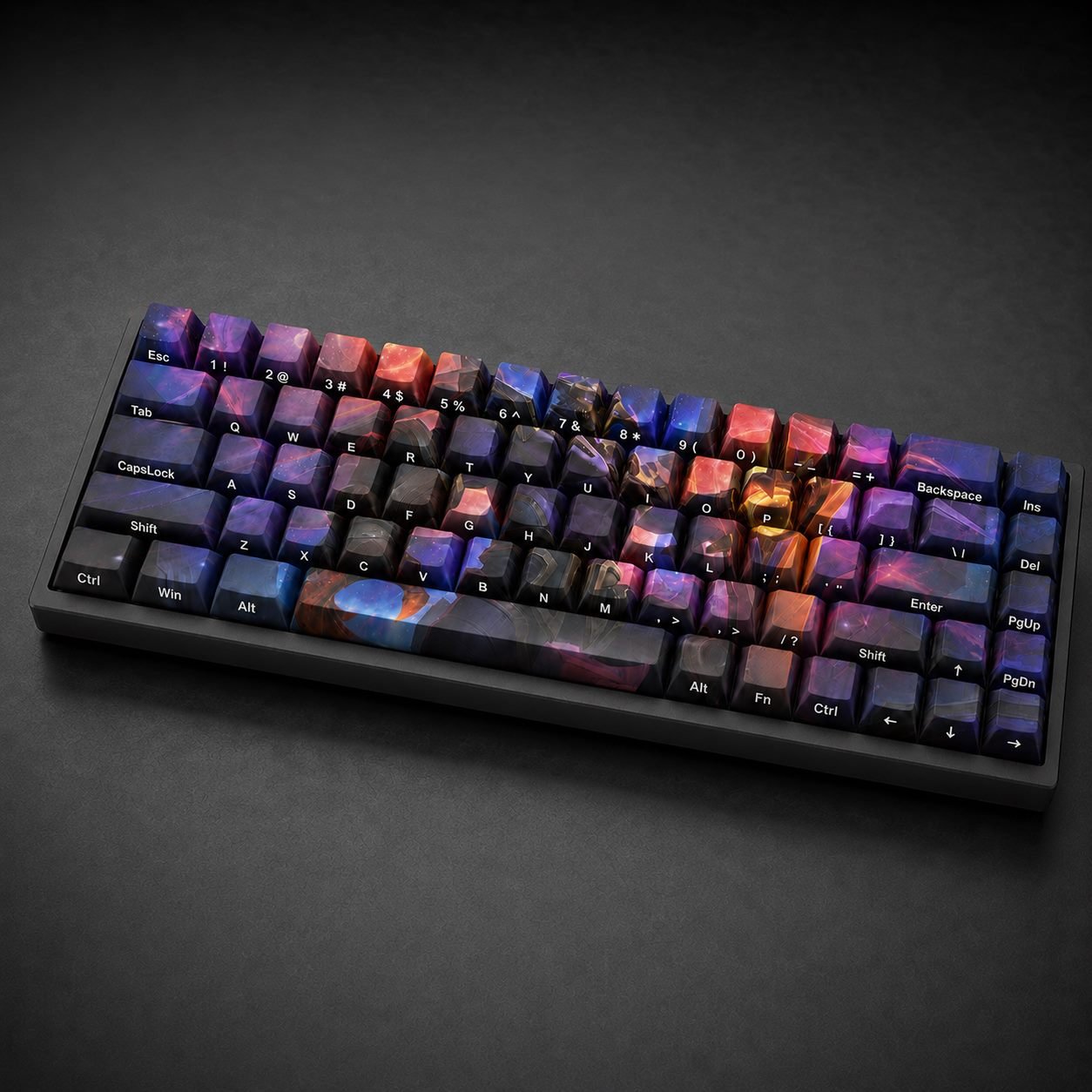 ODYSSEY AATROX Original Profile 68-Key Side-Printed PBT Keycap Set - Image 6