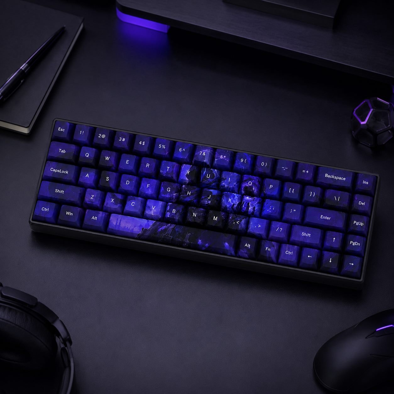 Omen Original Profile 68-Key Side-Printed PBT Keycap Set - Image 8