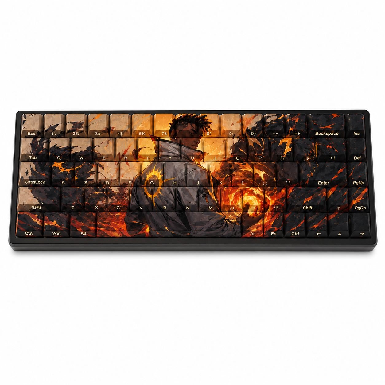 Phoenix Immortal Original Profile 68-Key Side-Printed PBT Keycap Set