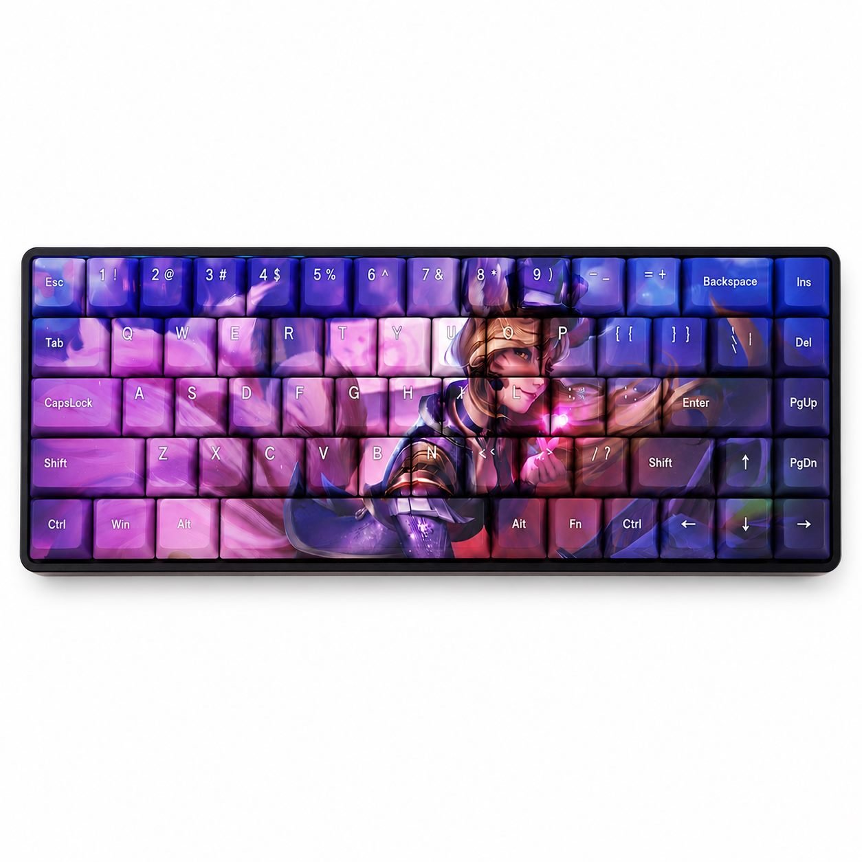 POPSTAR AHRI Original Profile 68-Key Side-Printed PBT Keycap Set