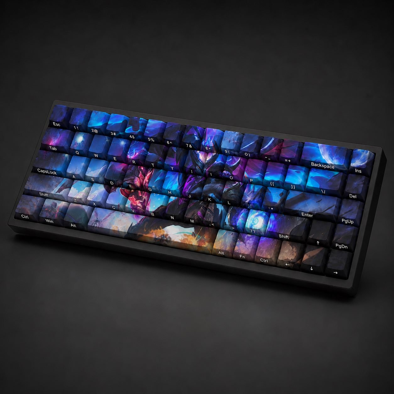 PRIMORDIAN AATROX Original Profile 68-Key Side-Printed PBT Keycap Set - Image 3