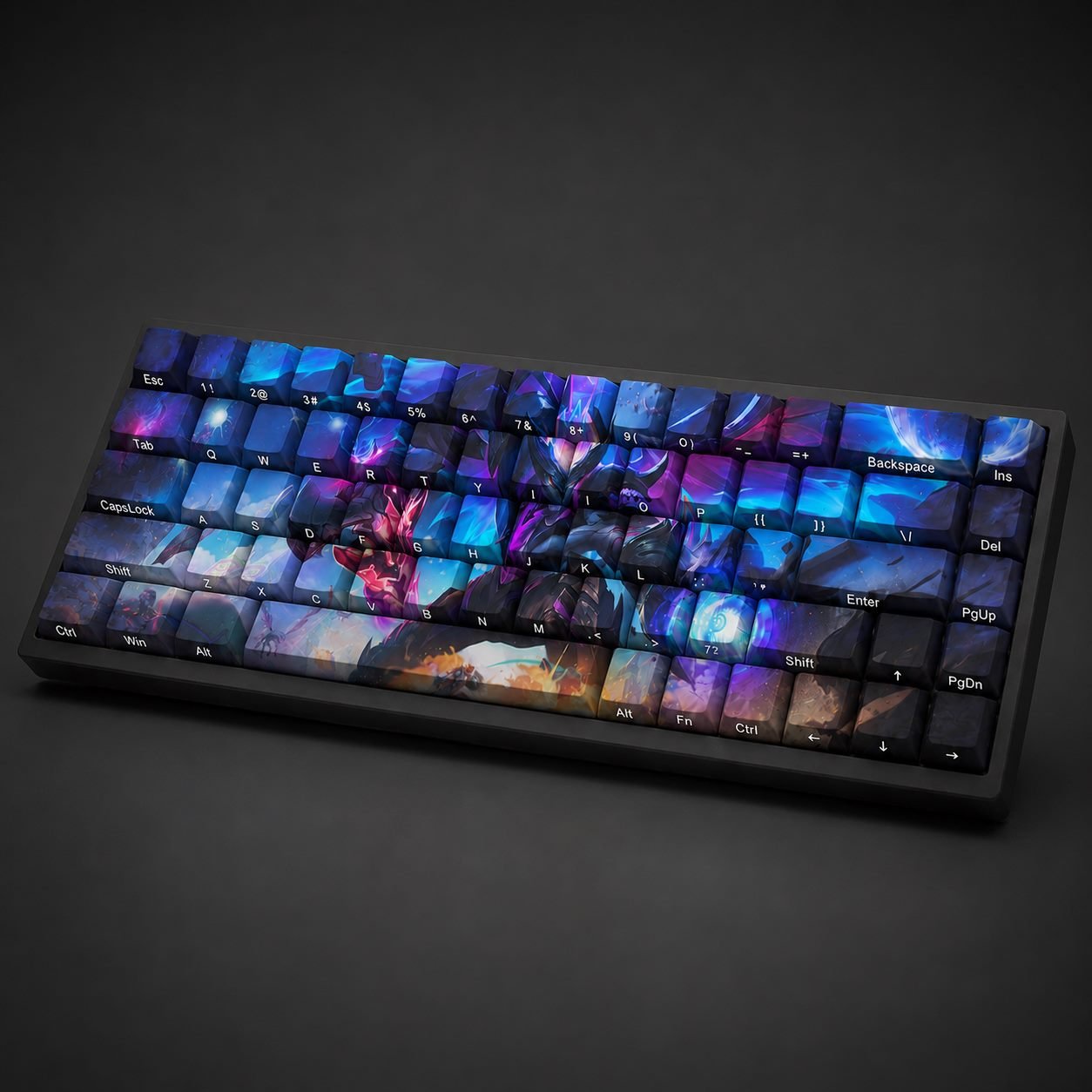 PRIMORDIAN AATROX Original Profile 68-Key Side-Printed PBT Keycap Set - Image 5