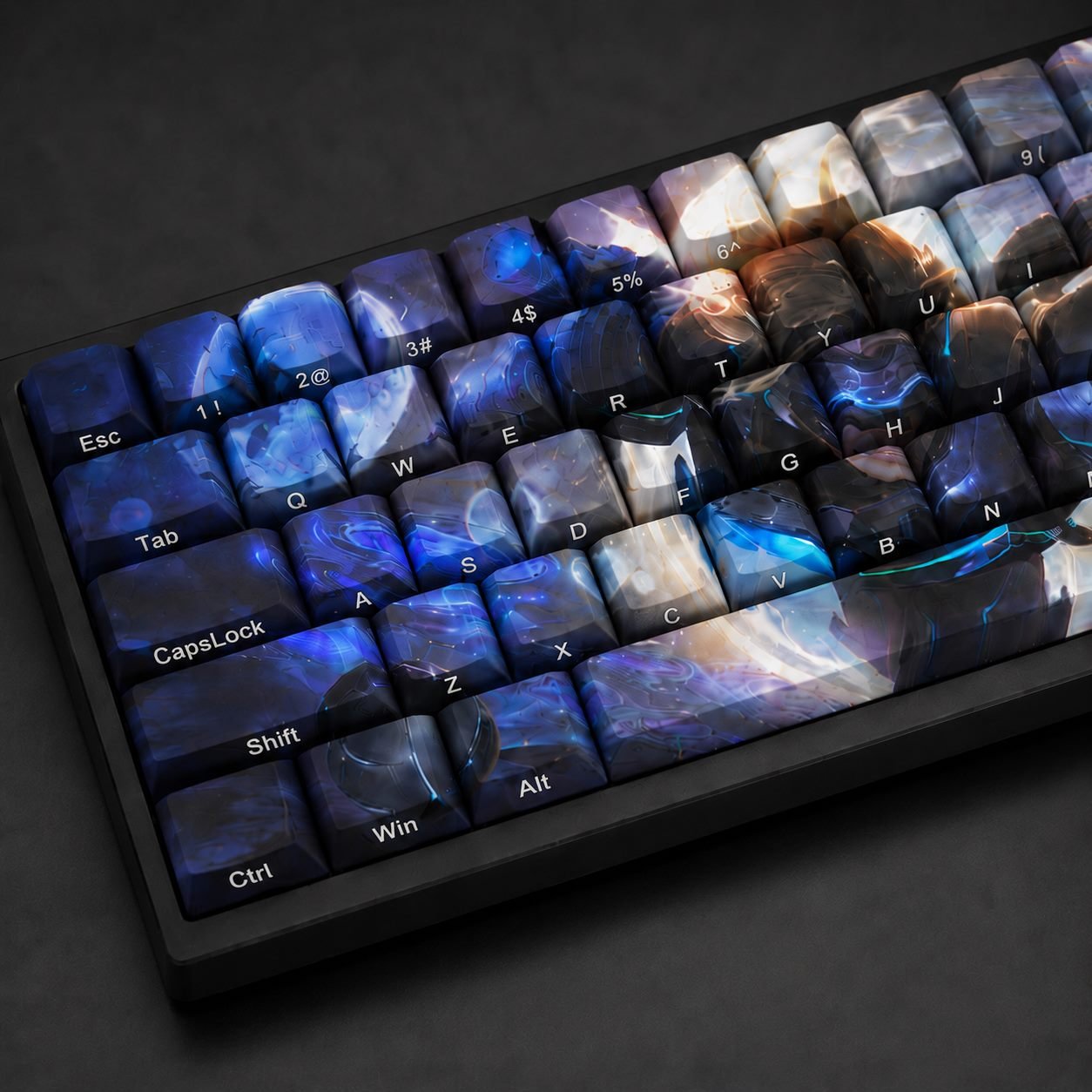 PULSEFIRE EZREAL Original Profile 68-Key Side-Printed PBT Keycap Set - Image 3