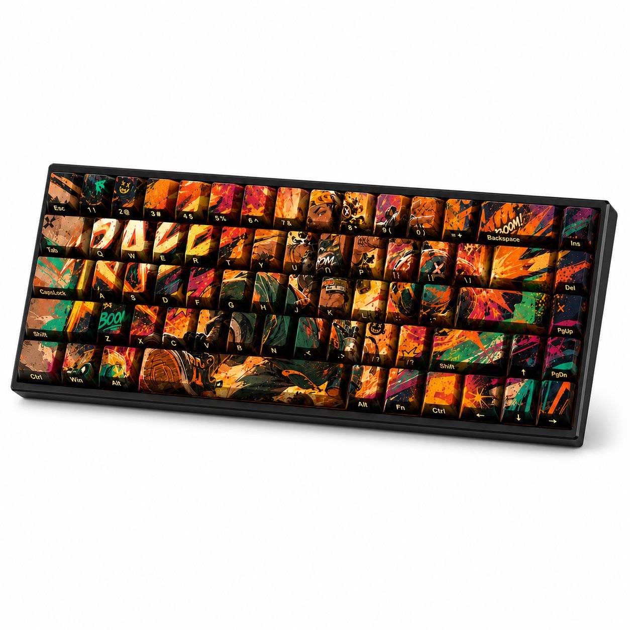 Raze Side-Printed Variant Original Profile 68-Key PBT Keycap Set - Image 4