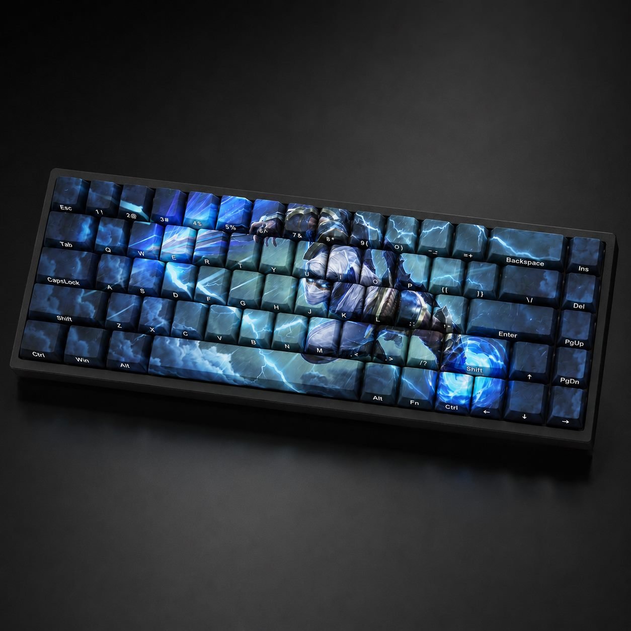 SHOCKBLADE ZED Original Profile 68-Key Side-Printed PBT Keycap Set - Image 2