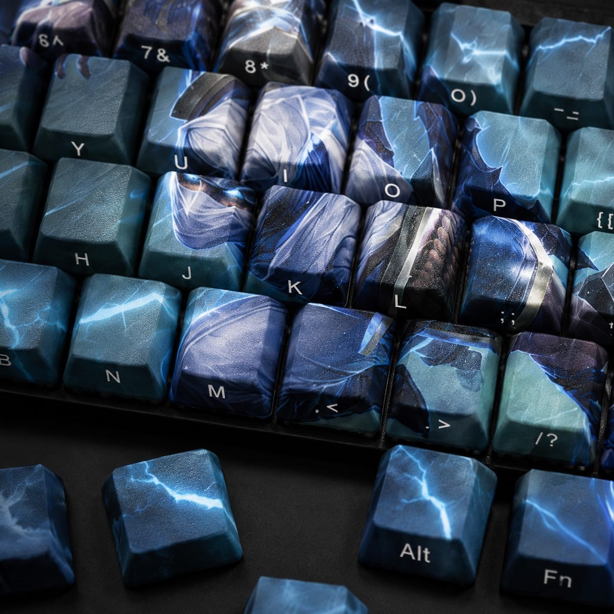 SHOCKBLADE ZED Original Profile 68-Key Side-Printed PBT Keycap Set - Image 4