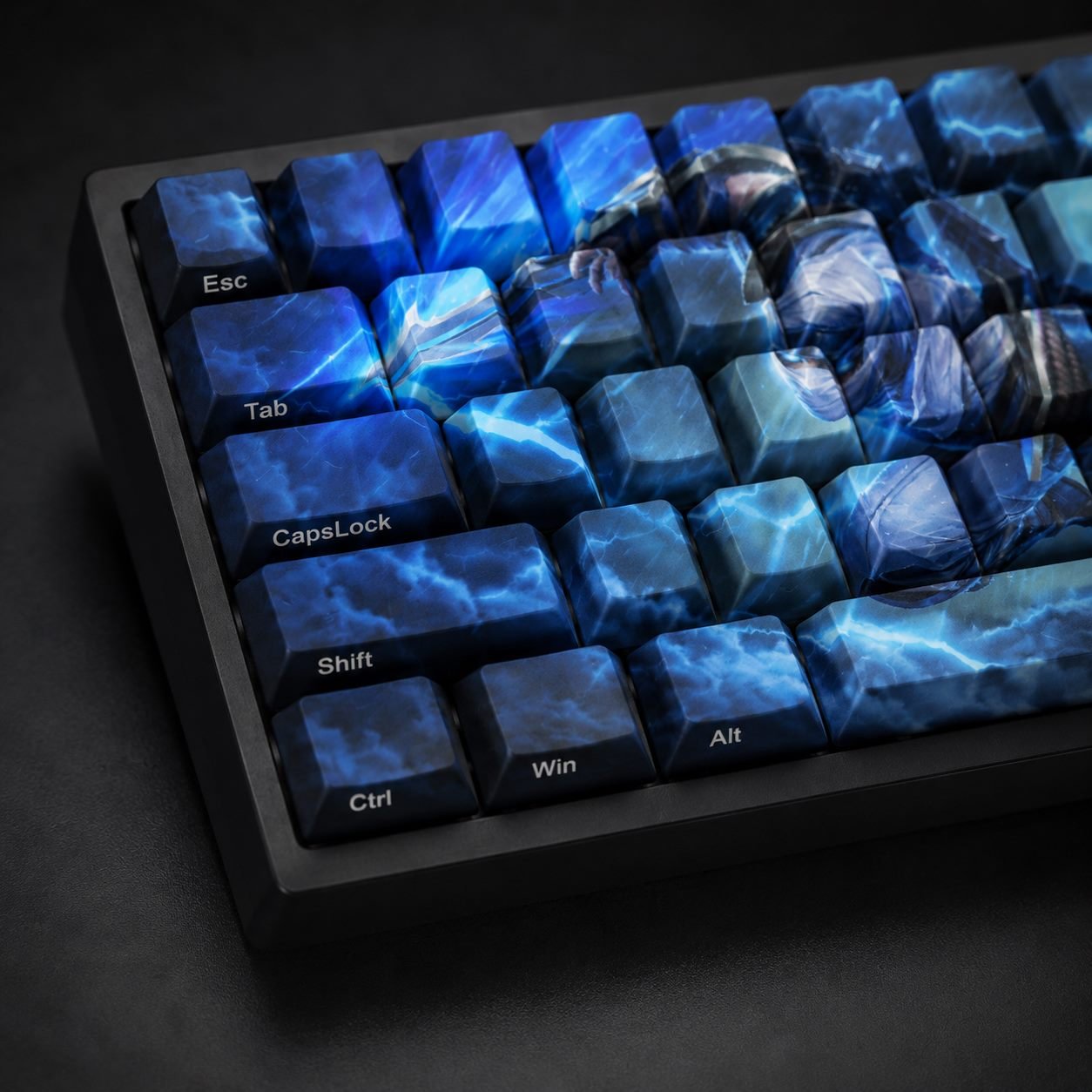 SHOCKBLADE ZED Original Profile 68-Key Side-Printed PBT Keycap Set - Image 7