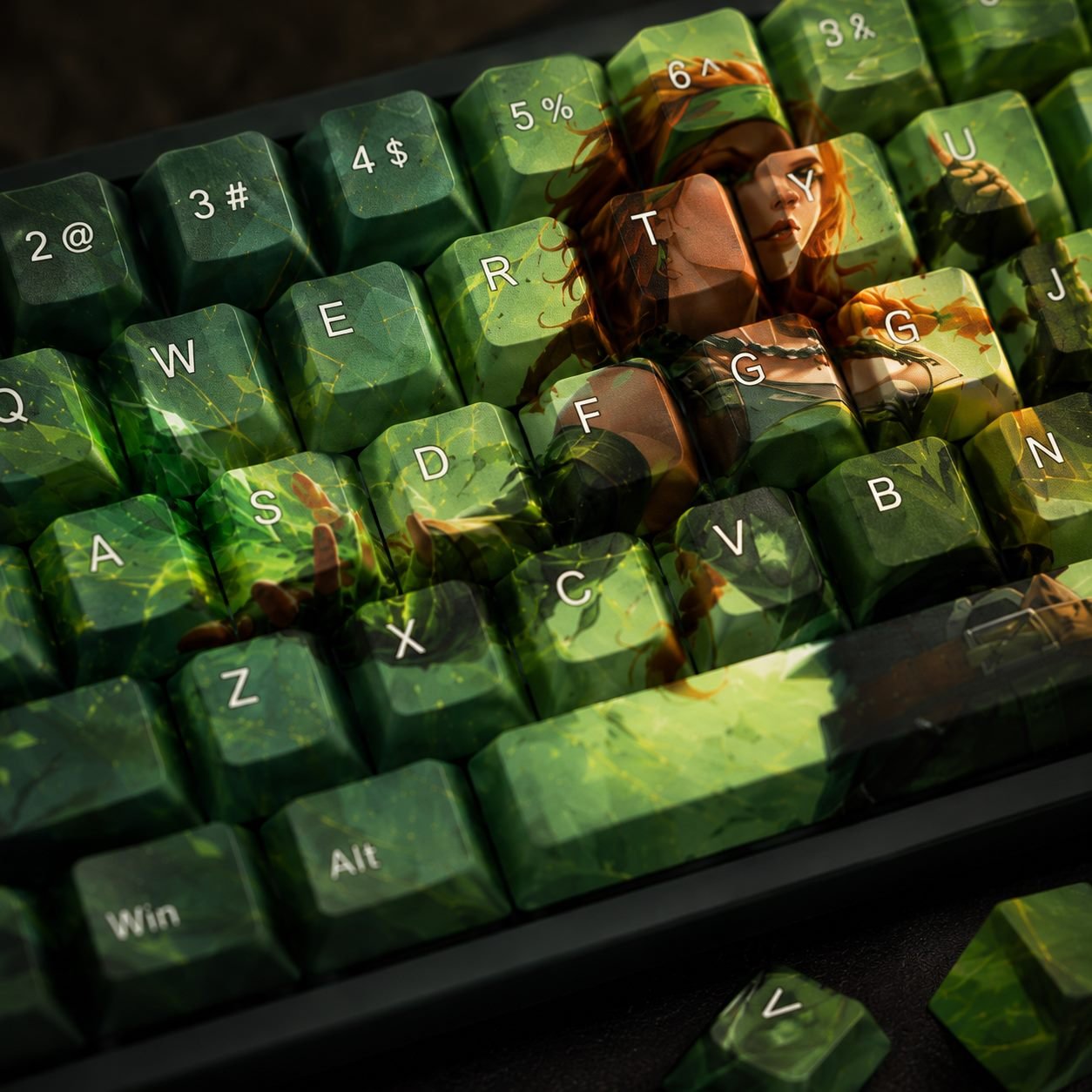 Skye Original Profile 68-Key Side-Printed PBT Keycap Set - Image 7