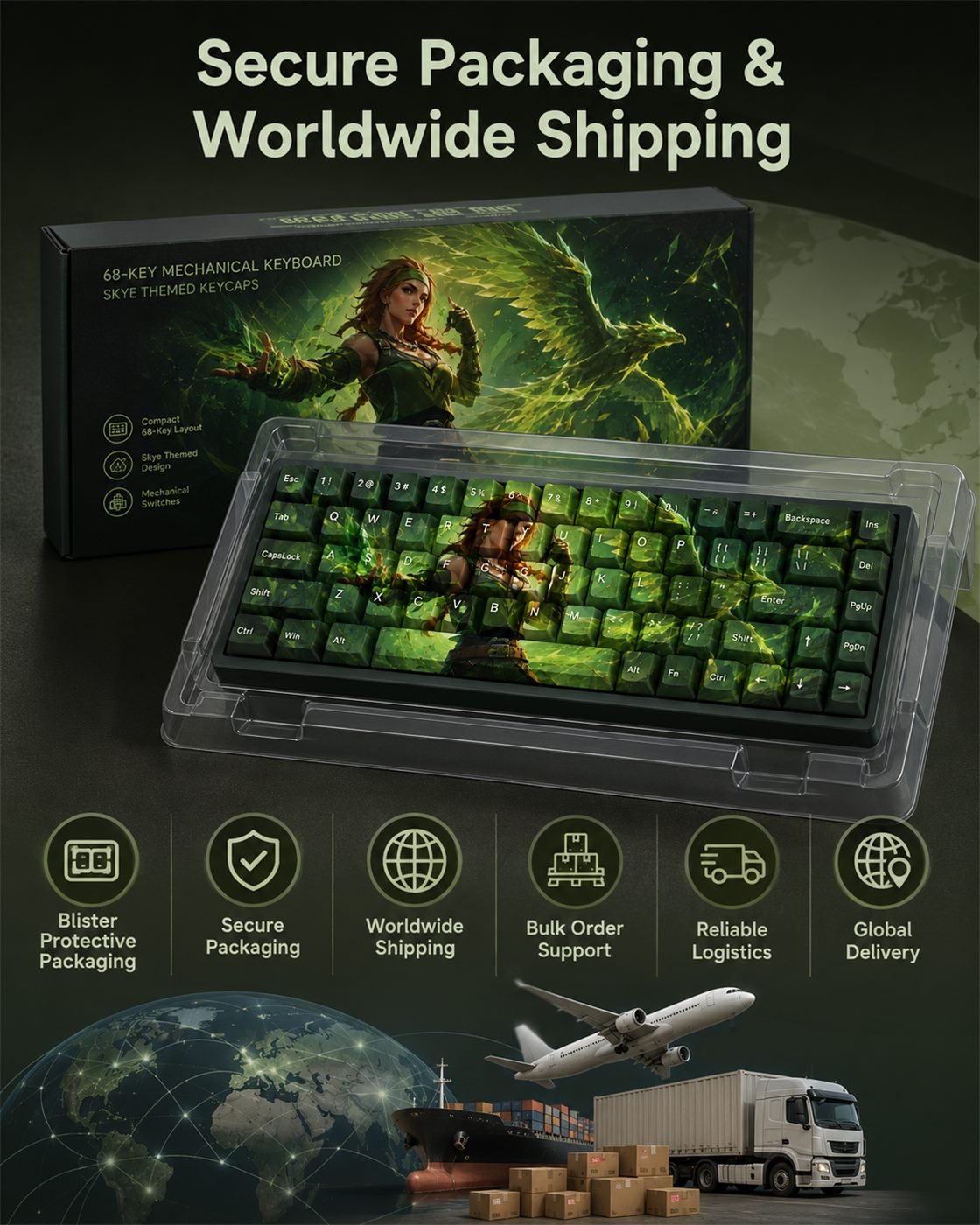 Skye Original Profile 68-Key Side-Printed PBT Keycap Set - Image 12