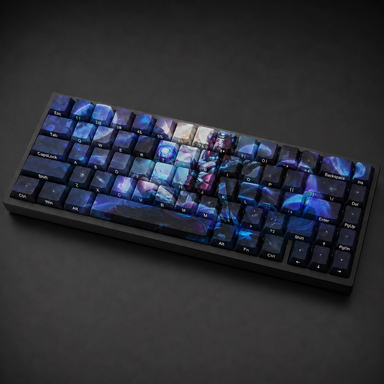 SNOW MOON AHRI Original Profile 68-Key Side-Printed PBT Keycap Set - Image 6