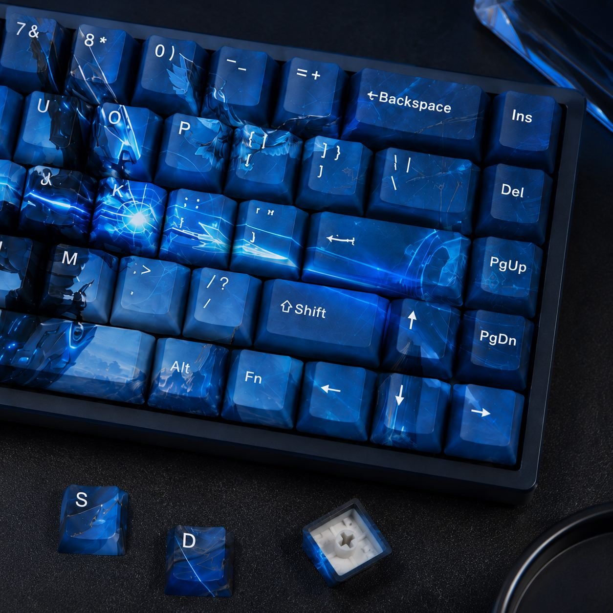Sova Original Profile 68-Key Side-Printed PBT Keycap Set - Image 7