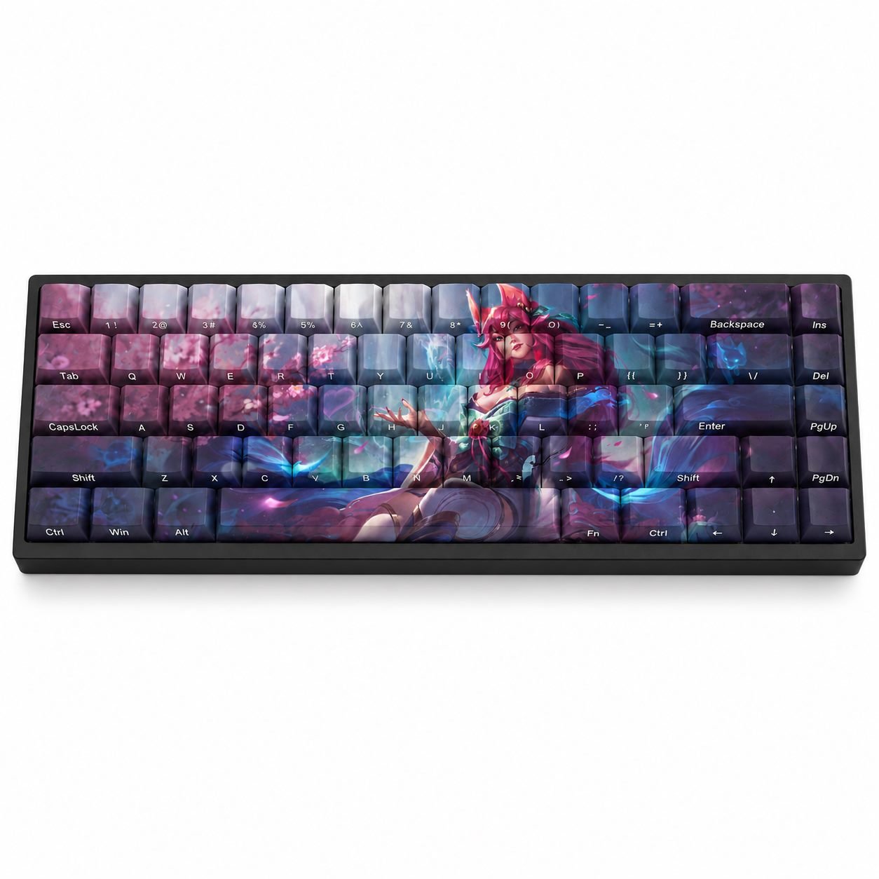 SPIRIT BLOSSOM AHRI Original Profile 68-Key Side-Printed PBT Keycap Set