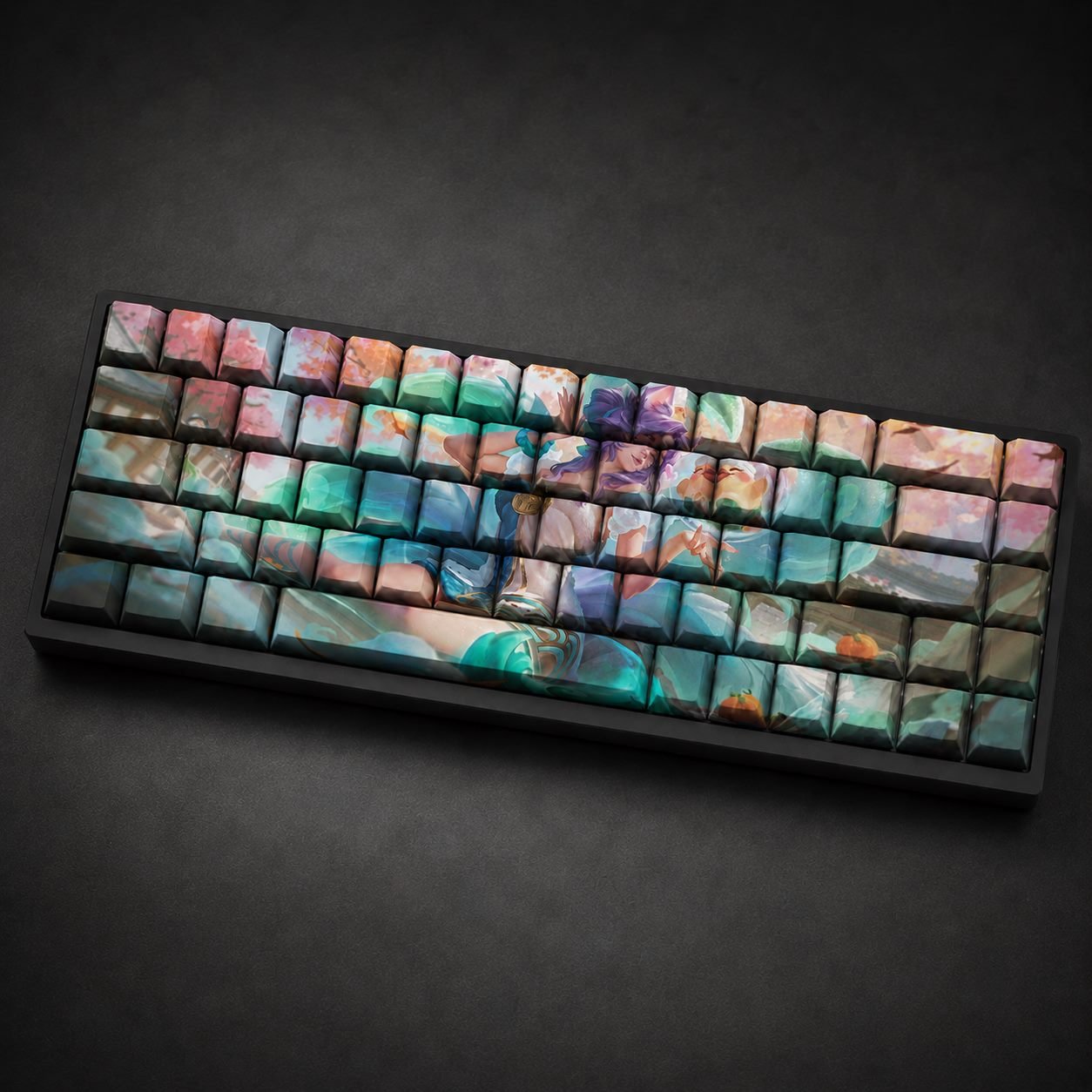 SPIRIT BLOSSOM SPRINGS AHRI Original Profile 68-Key Side-Printed PBT Keycap Set - Image 2