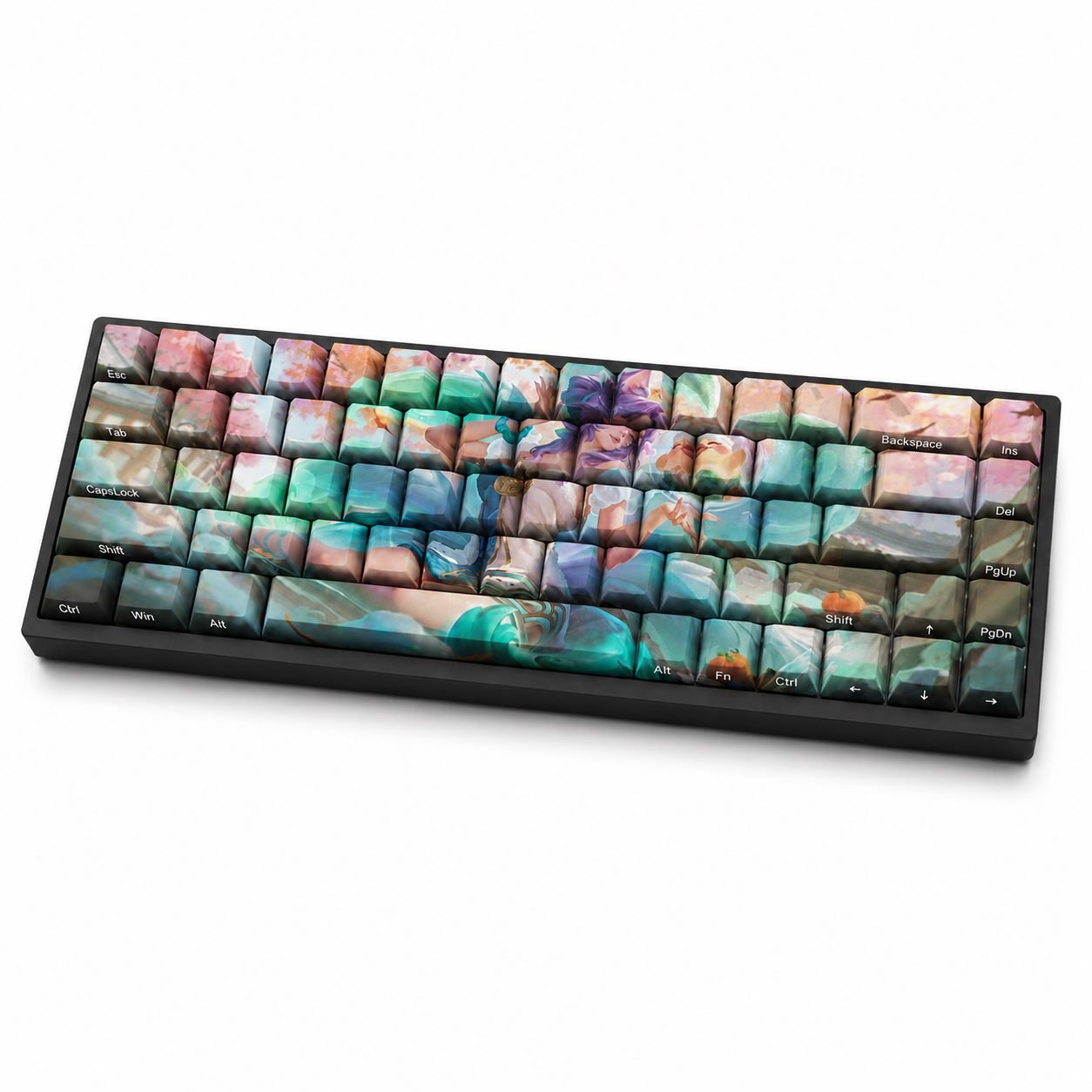 SPIRIT BLOSSOM SPRINGS AHRI Original Profile 68-Key Side-Printed PBT Keycap Set