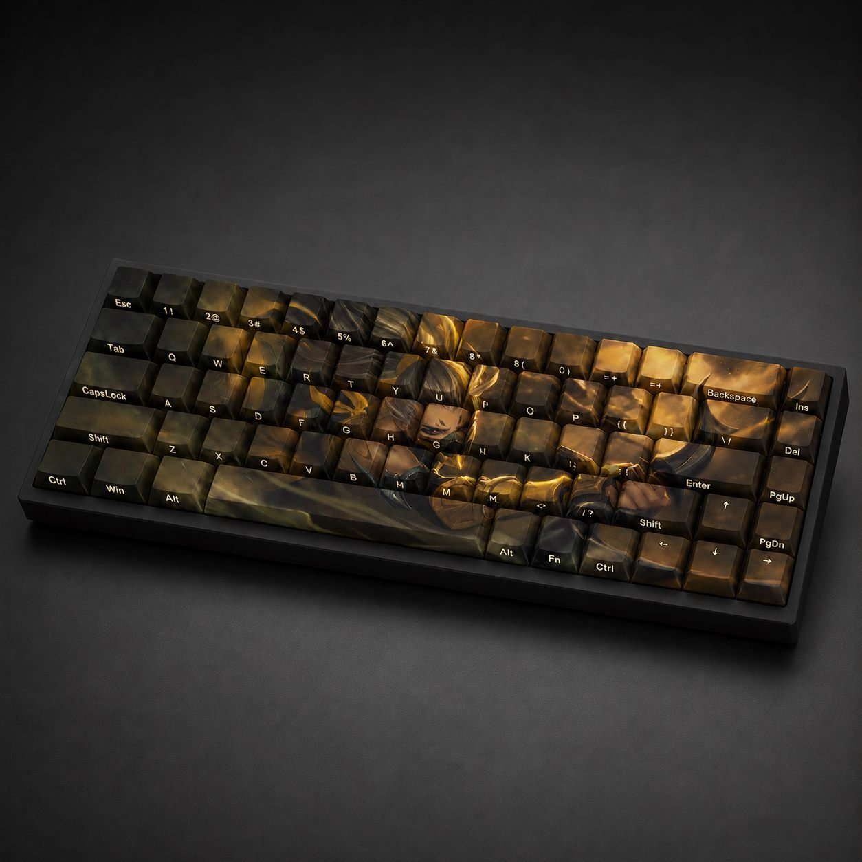 STINGER AKALI Original Profile 68-Key Side-Printed PBT Keycap Set - Image 6