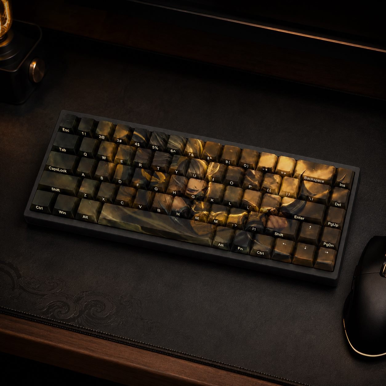 STINGER AKALI Original Profile 68-Key Side-Printed PBT Keycap Set - Image 8