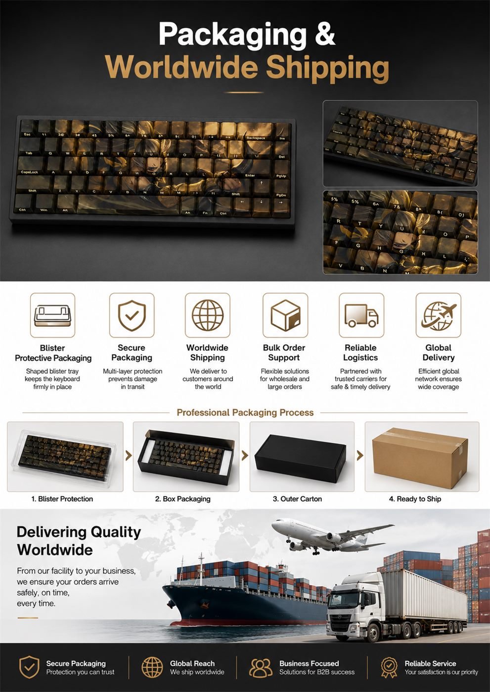 STINGER AKALI Original Profile 68-Key Side-Printed PBT Keycap Set - Image 13