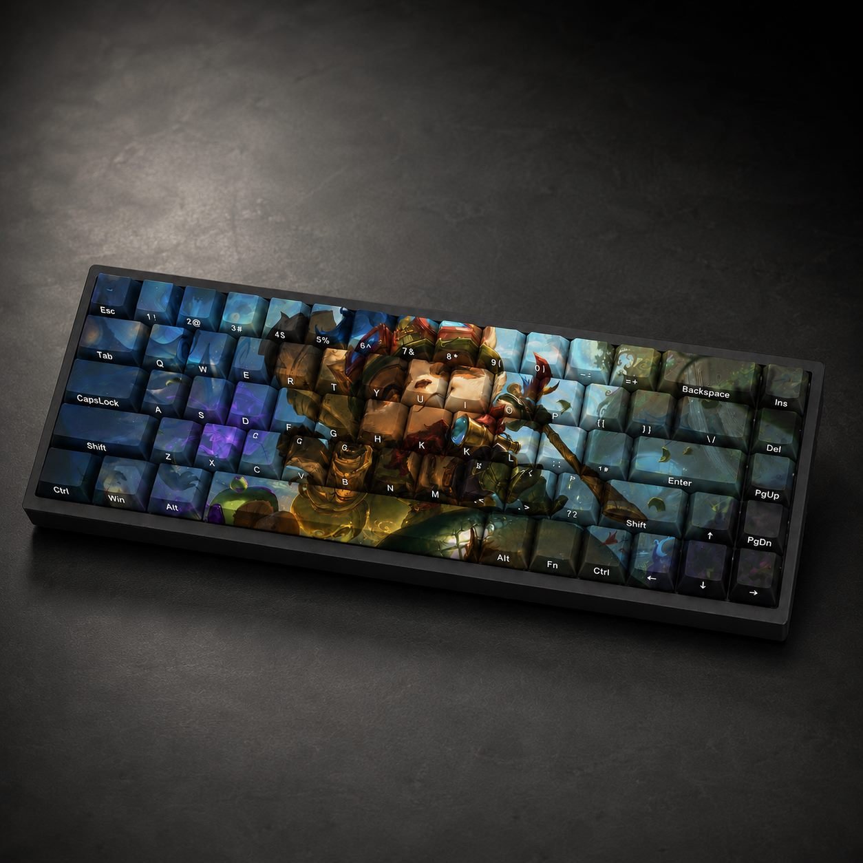 TEEMO Original Profile 68-Key Side-Printed PBT Keycap Set - Image 5