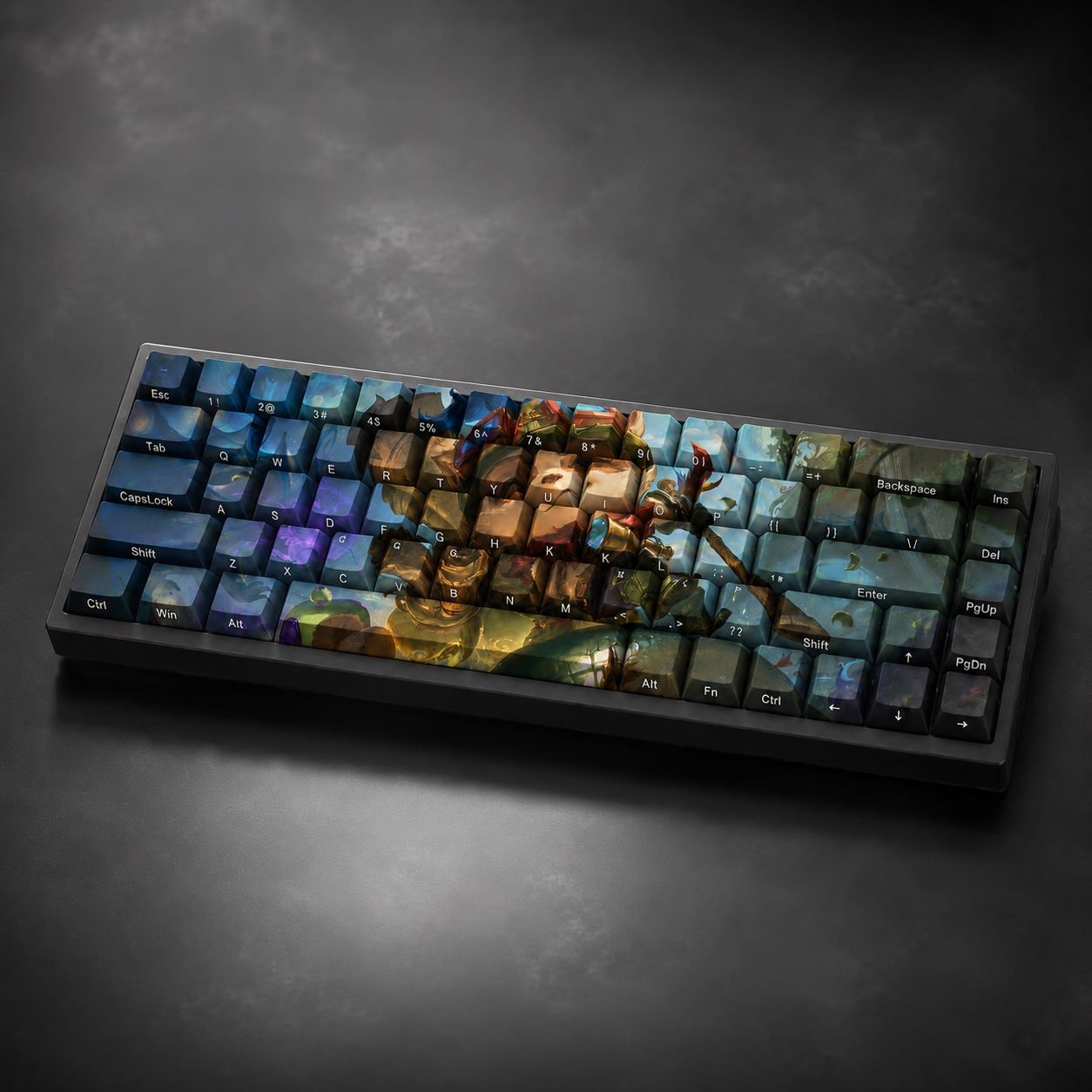 TEEMO Original Profile 68-Key Side-Printed PBT Keycap Set - Image 6