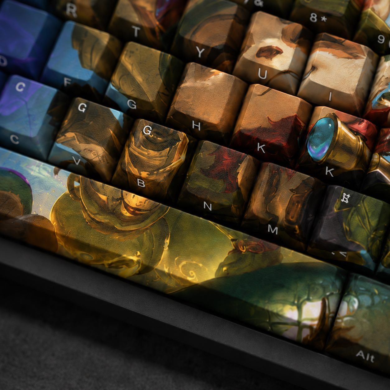 TEEMO Original Profile 68-Key Side-Printed PBT Keycap Set - Image 7