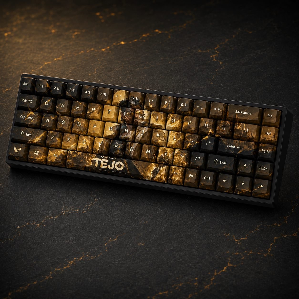 Tejo Original Profile 68-Key Side-Printed PBT Keycap Set - Image 2