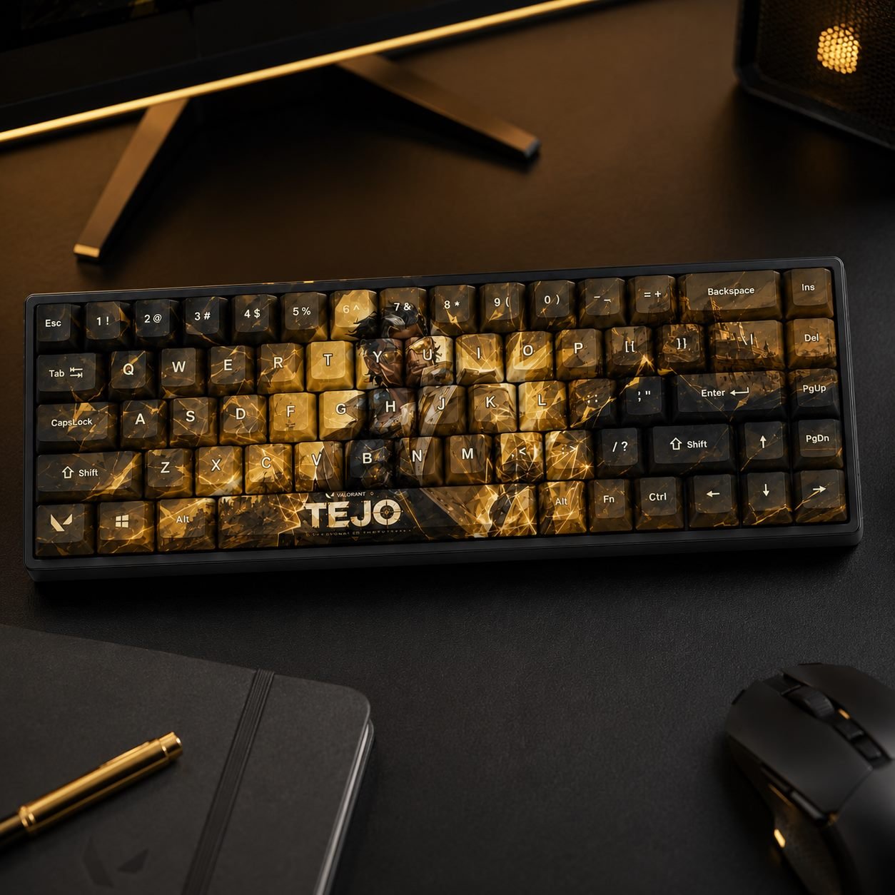 Tejo Original Profile 68-Key Side-Printed PBT Keycap Set - Image 3