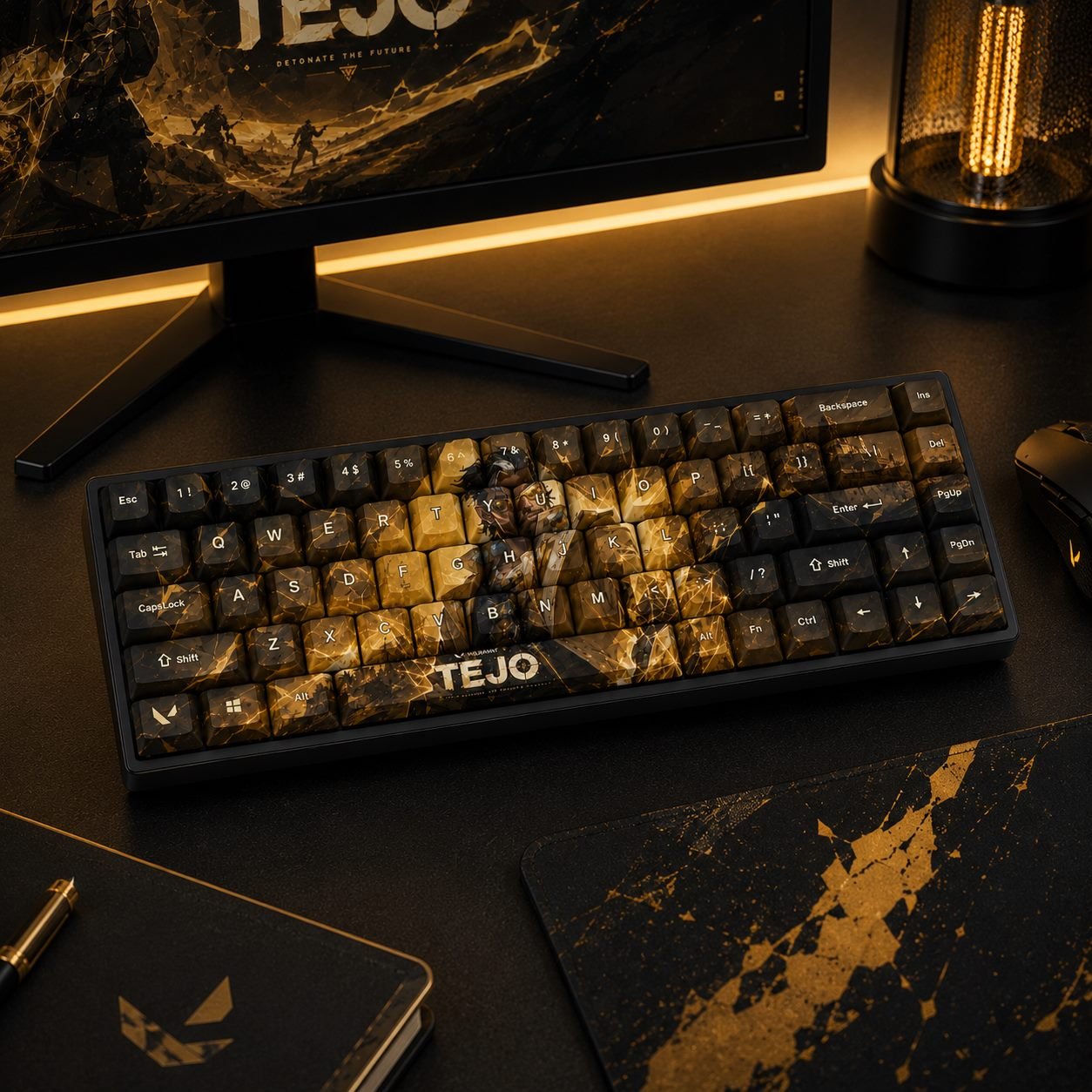 Tejo Original Profile 68-Key Side-Printed PBT Keycap Set - Image 8